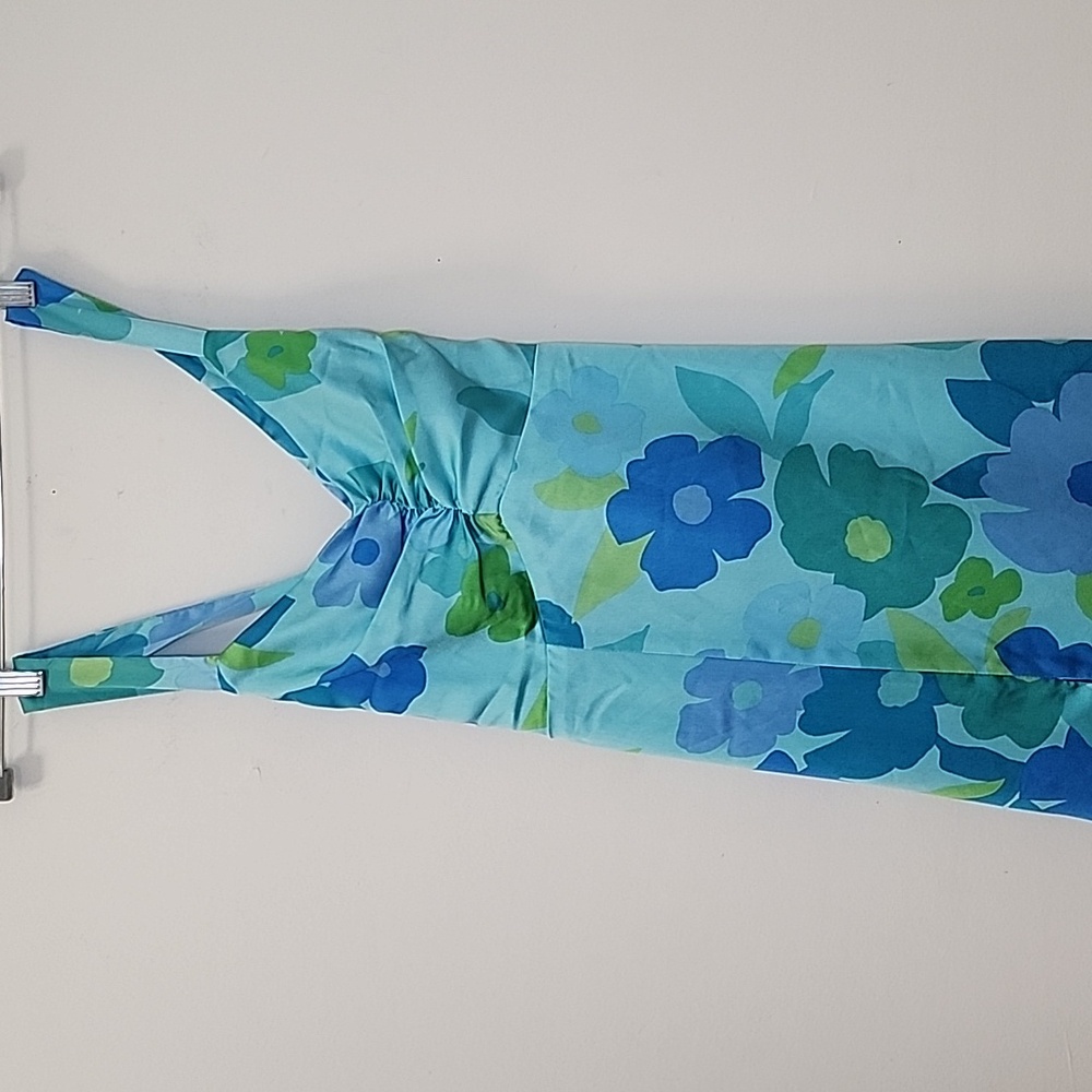 NWT ShowMeYourMuMu Mina Midi Slip Split Dress Picadilly Blue Luxe Satin Sz S - Picture 6 of 16